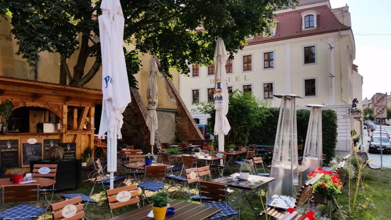 Hotel Zum Kloetzelmoench กอร์ลิตซ์ ภายนอก รูปภาพ